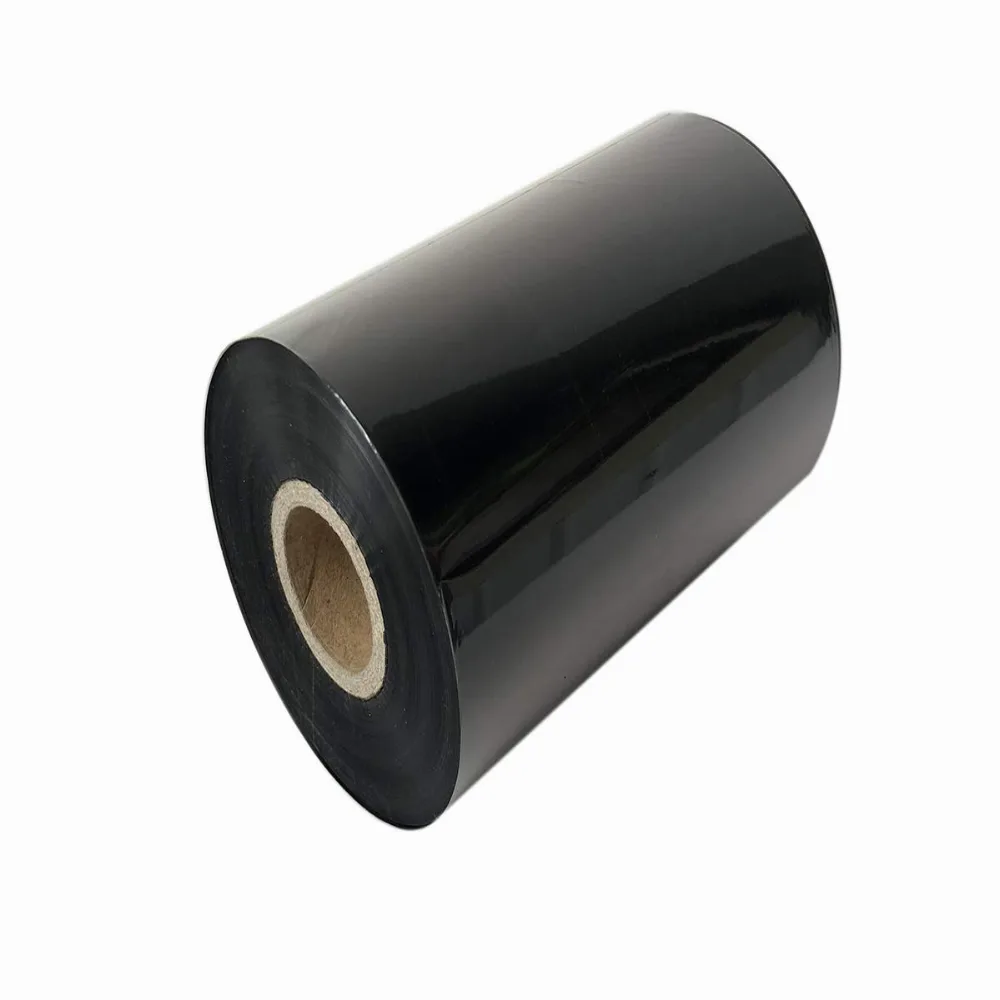 ТЕРМОТРАНСФЕРНА ЛЕНТА - 102 mm x 600 m - РОЛКА 254 мм - WAX/RESIN - BLACK - OUTLET - PN 7189 -
