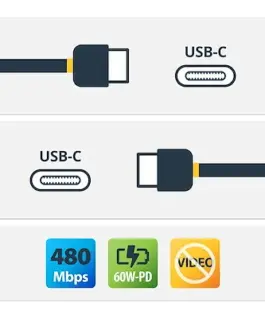 КАБЕЛ USB STARTECH - USB-C към USB-C - 3,0 m - Black - PN USB2CC3MBKE - Image 4