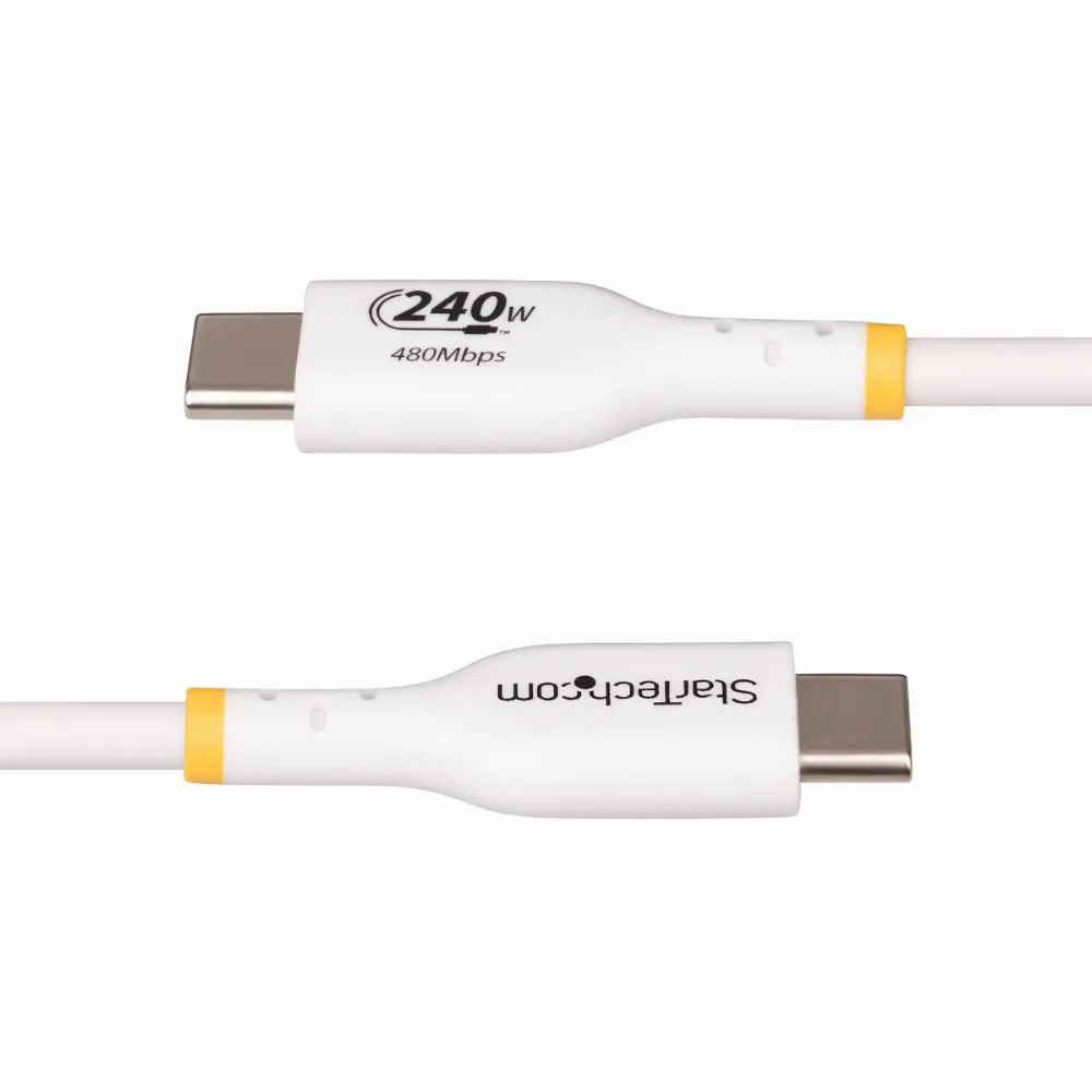 КАБЕЛ USB STARTECH - USB-C to USB-C - 4,0 m - White - PN USB2EPR4MW - Image 2