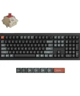 Безжична механичка клавиатура Keychron V6 Ultra 8K - Silk POM Switch Red
