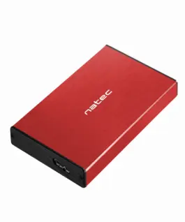 Чекмедже за SSD/HDD 2.5rsquo;rsquo; Natec Rhino Go USB 3.0 червен