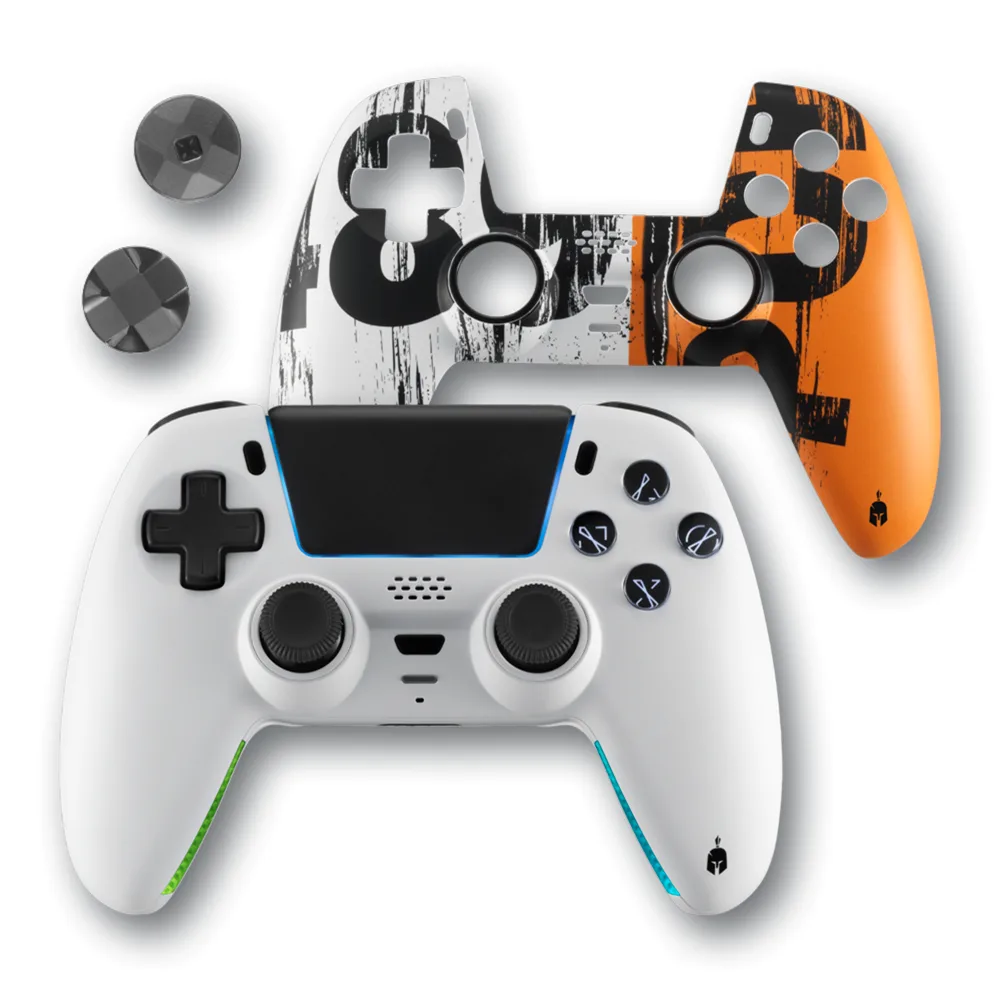 Безжичен геймпад Spartan Gear Sarissa за PC/PS4/PS5/Switch - Бял - Image 5