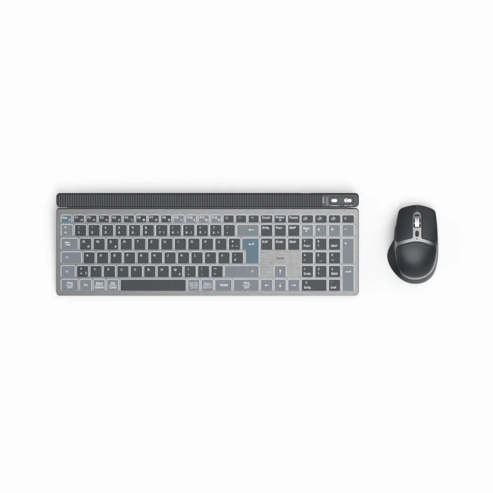 HAMA Комплект безжична клавиатура-мишка "WKM-750" Bluetooth and 2.4Ghz