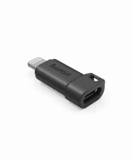 Alternative view от HAMA USB-C адаптер към Apple Lightning Plug, черен