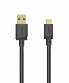 HAMA Кабел USB-C - USB- А мъжкоUSB 3.2 Gen 1 0.25 м 5Gbit/s