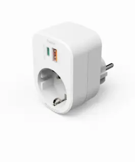 HAMA 3-мултипортов контакт 1 x USB-C PD 1 x USB-A 1 x Шуко контакт 30W