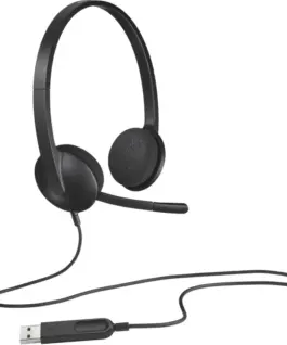 Слушалки с микрофон Logitech H340 - Image 5