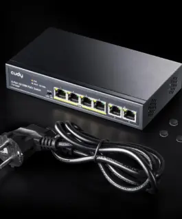 Суич Cudy FS1006P, 6 портов, 10/100, PoE+ Switch - Image 4