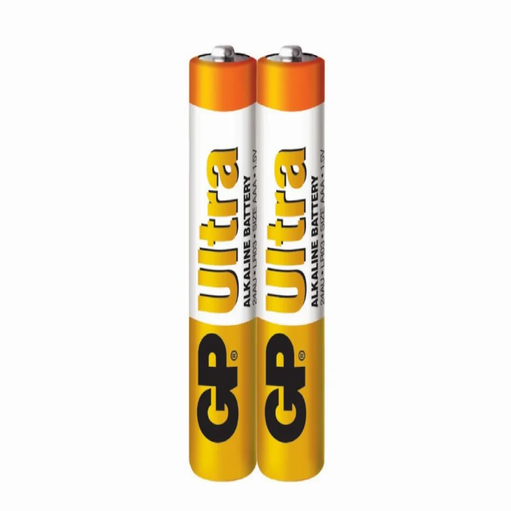 Алкална батерия GP ULTRA LR03 AAA 2 бр. в опаковка / shrink 1.5V 24AU
