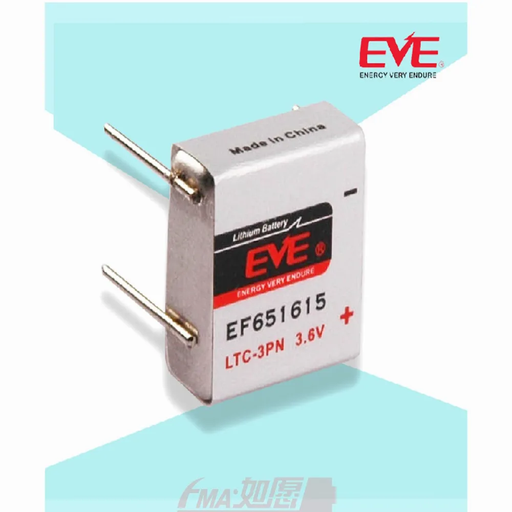 Литиево тионилхлоридна батерия LTC-3PN EP651615 industrial 36V 400mAh EVE