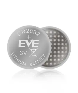 Бутонна батерия литиева CR 2032 1pc bulk 3V EVE BATTERY