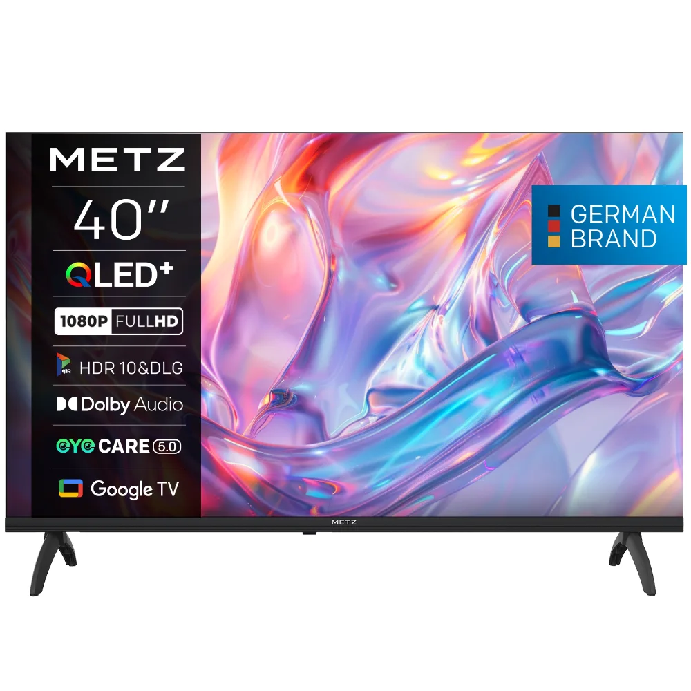 Телевизор METZ 40" 40MQH7000Z Full HD QLED+ Google TV Клас E