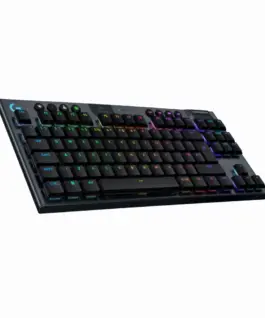 Безжична геймърска механична клавиатура Logitech G915X Lightspeed TKL - Linear Switch - Image 3