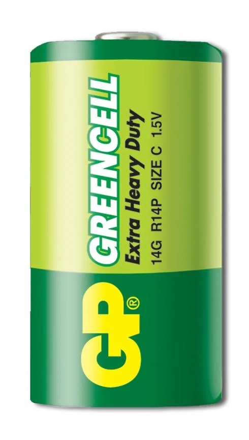Цинк карбонова батерия GP R14 14G-U2 Greencell, 2 бр. в опаковка, BLISTER, 1.5V - Image 2
