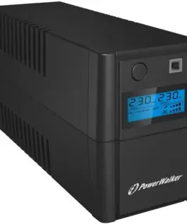PowerWalker UPS LINE-INTERACTIVE 850VA, 4x IEC, RJ11 IN/OUT, USB, LCD - Image 3
