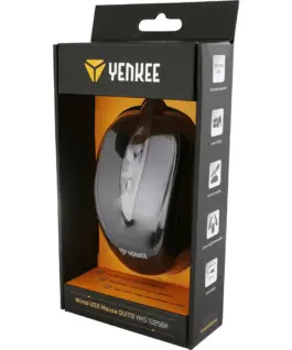 YENKEE USB wiчервен mouse, 4 buttons, YMS 1025 BK, optical - Image 3