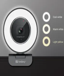 УЕБ КАМЕРА SANDBERG Streamer USB Webcam Pro Elite - Black - PN 134-39 - Image 5