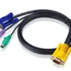 ATEN PS/2 KVM кабел 1.8m черен HDB 3in1 SPHD