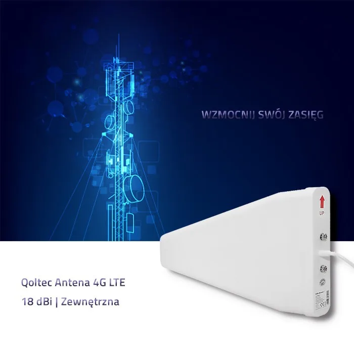 Qoltec 4G LTE antenna, 18dBi outdoor - Image 2