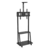 Techly Mobile TV stand 32-70 inches 60kg with a shelf
