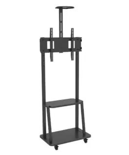 Techly Mobile TV stand 32-70 inches 60kg with a shelf