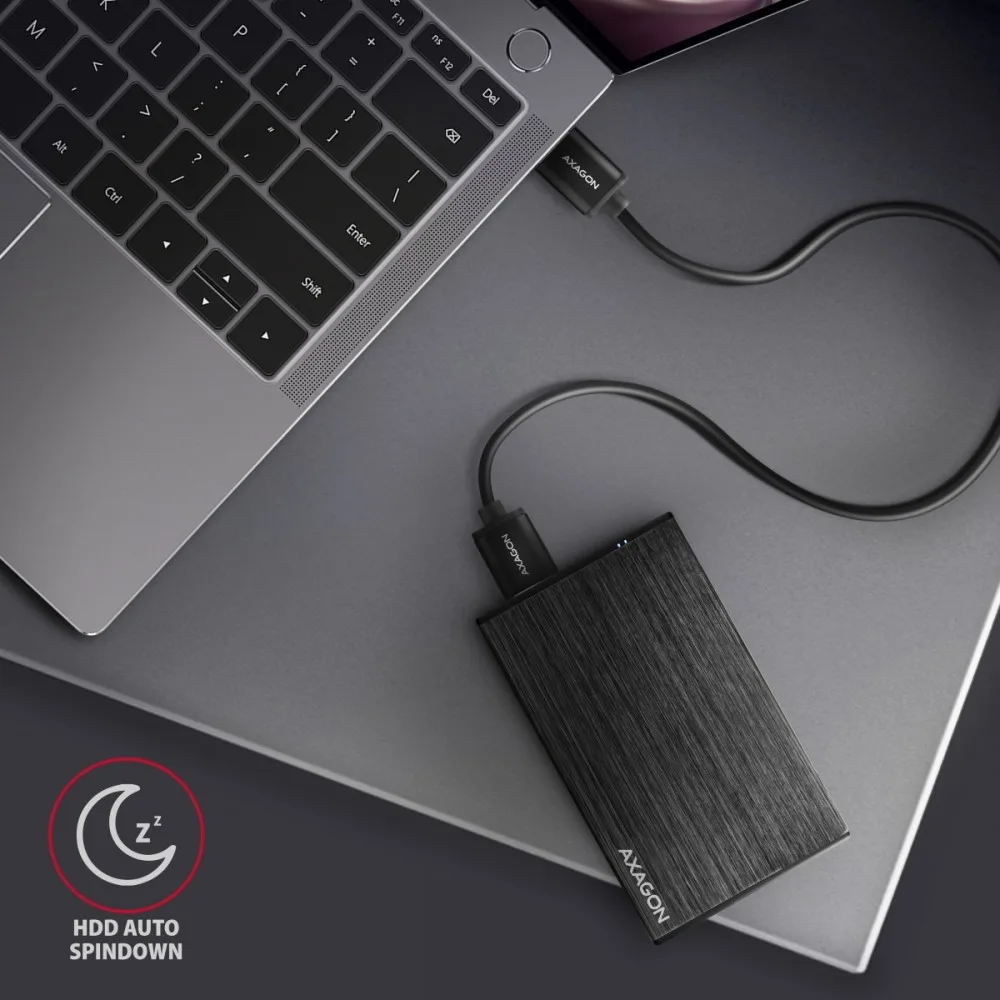 AXAGON External ALINE Box EE25-XA6 USB 3.2 Gen 1 - SATA 6G 2.5 - Image 5