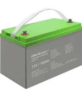 Qoltec Deep Cycle gel battery 12V 100Ah