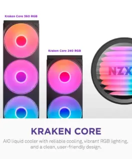 Alternative view от Охладител за процесор NZXT Kraken Core 360 RGB