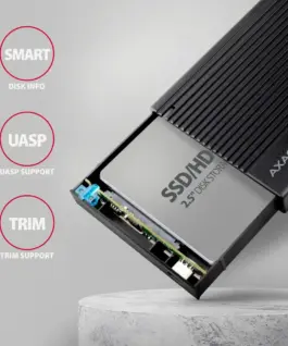 AXAGON EE25-GTR ext box USB3.2 Gen2 2.5 SSD/HDD - Image 4