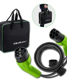 Alternative view от Qoltec EV кабел type2 for car charging 400V 11kW 16A