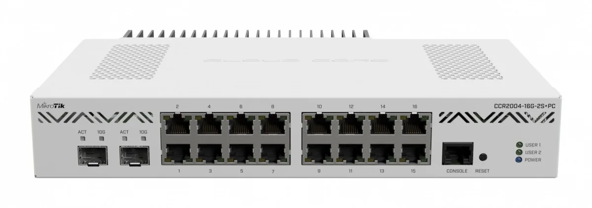 MikroTik MikroTik Wiчервен Router CCR2004-16G-2S+PC