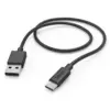 Hama USB кабел USB-A USB-C черен