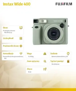 Fujifilm Camera Instax Wide 400 зелен - Image 4