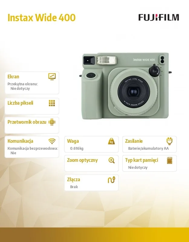 Fujifilm Camera Instax Wide 400 зелен - Image 4