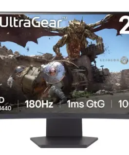 LG Electronics Monitor 27GS60QC-B 27 inches QHD UltraGear