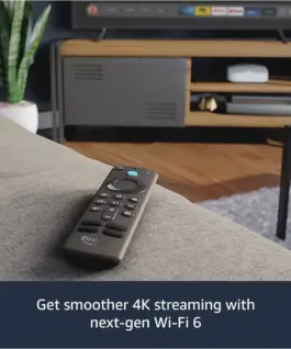 Alternative view от Мултимедиен плеър AMAZON Fire TV Stick 4K Gen2, Wi-Fi 6, Alexa Voice Remote, Черен