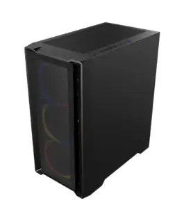 1stPlayer кутия Case mATX - TRILOBITE T4 Mesh Black - Image 3