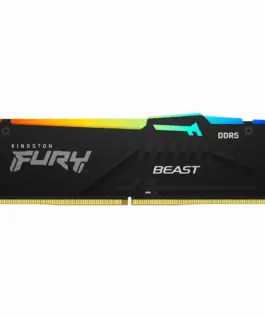 Alternative view от Памет за компютър Kingston FURY Beast Black RGB 16GB(2x8GB) DDR5 6000MHz CL30, AMD EXPO -KF560C30BBEAK2-16