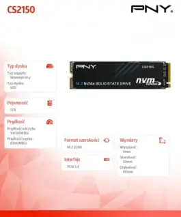 PNY SSD 1TB M.2 2280 CS2150 M280CS2150-1TB-TB - Image 4