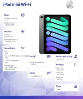 Alternative view от Apple iPad mini Wi-Fi 256GB Space Gray