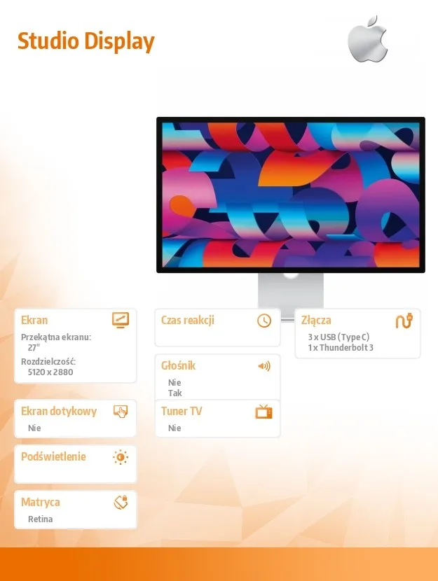 Apple Studio Display - Nano-texture Glass - Tilt- and Height-Adjustable Stand - Image 2