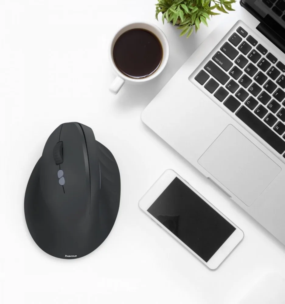 Hama ergonomic wireless мишка EWM-500 for left-handed - Image 3