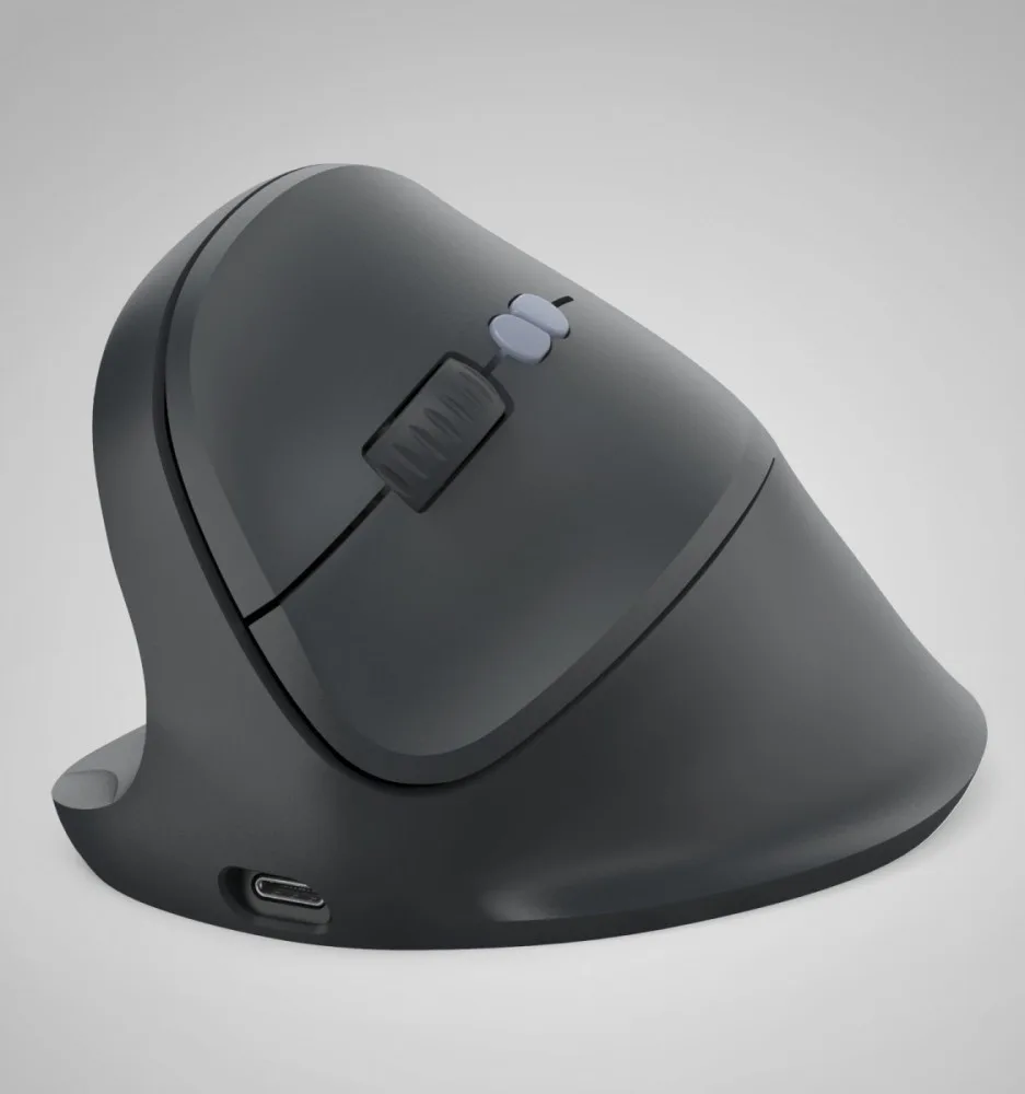 Hama ergonomic multi-device мишка EWM-600 черен left - Image 2