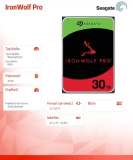 Seagate IronWolf Pro 30TB 3.5 ST30000NT011 - Image 5