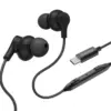 Hama In ear слушалки Curly USB-C черен