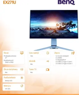 Alternative view от Benq Monitor 27 inches EX271U 4K IPS/165Hz/1MS