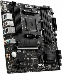 Alternative view от Дънна платка MSI B550M PRO-VDH,m-ATX,Socket AM4,AMD B550 Chipset,4 DIMMs,Dual Channel DDR4 up to 4400+(OC)MHz,1x PCIe 4.0/3.0 x16 slot,2x M.2 slots,4x USB 3.2 Gen 1,2x USB 2.0,1x HDMI,1x DP,1x VGA,1G LAN,7.1 Audio,3y warranty