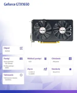Alternative view от AFOX видео карта GeForce GTX1650 4GB GDDR6