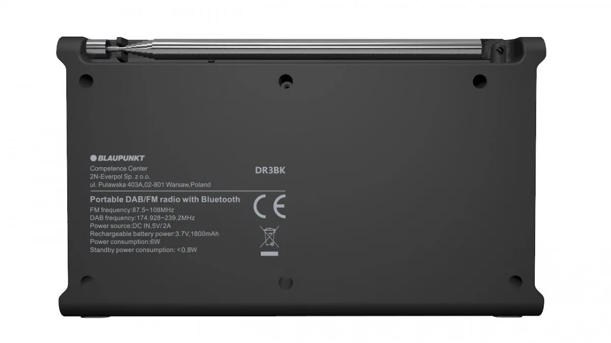 Blaupunkt Portable DAB Radio DR3BK - Image 2