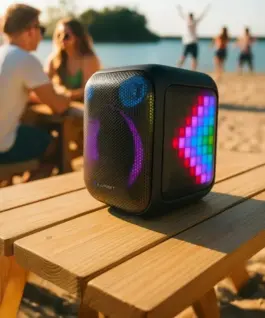 Blaupunkt Speaker Party Box PB6LED PLL FM USB MICRO SD Bluetooth - Image 2